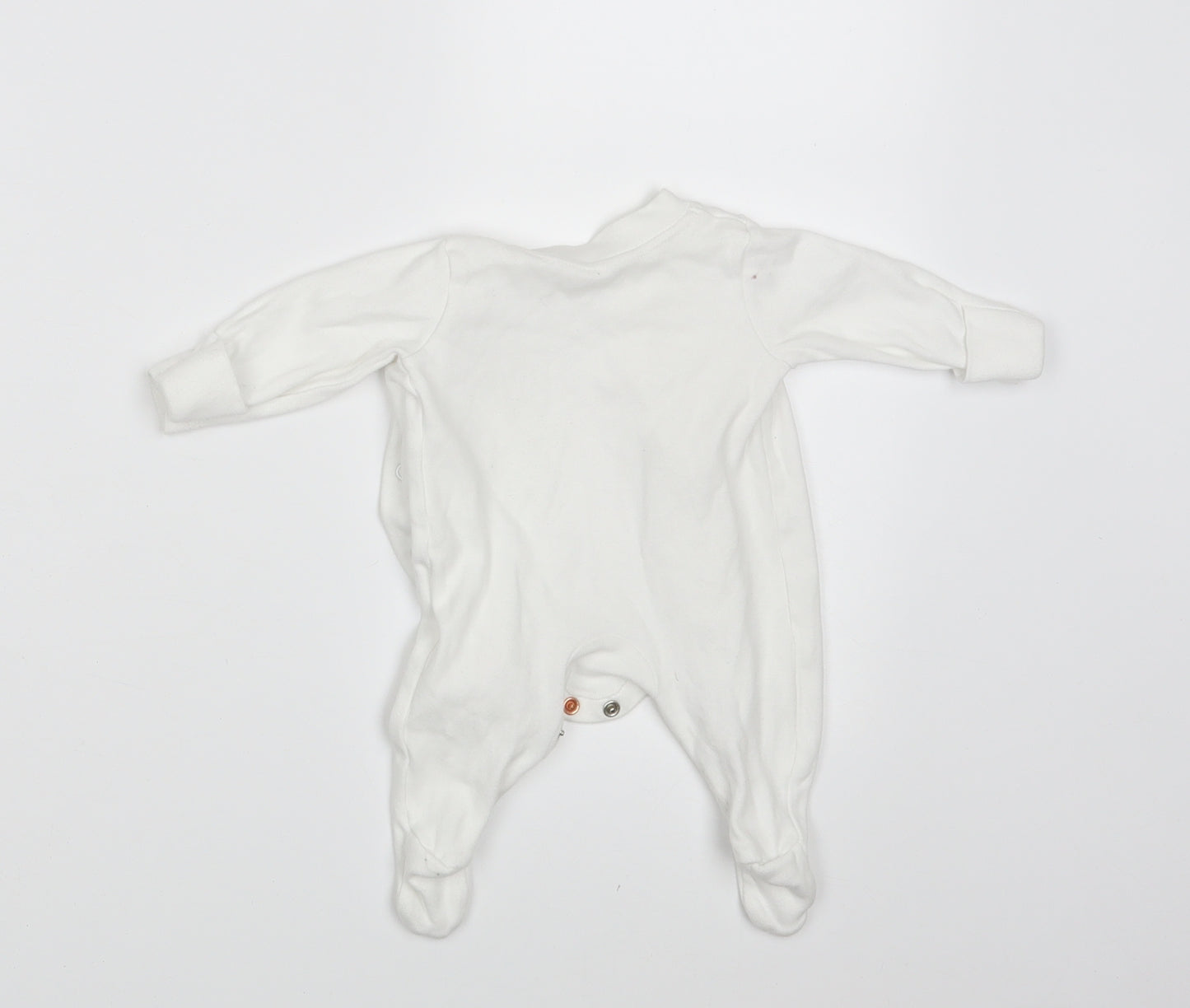 George Baby White   Babygrow One-Piece Size Newborn