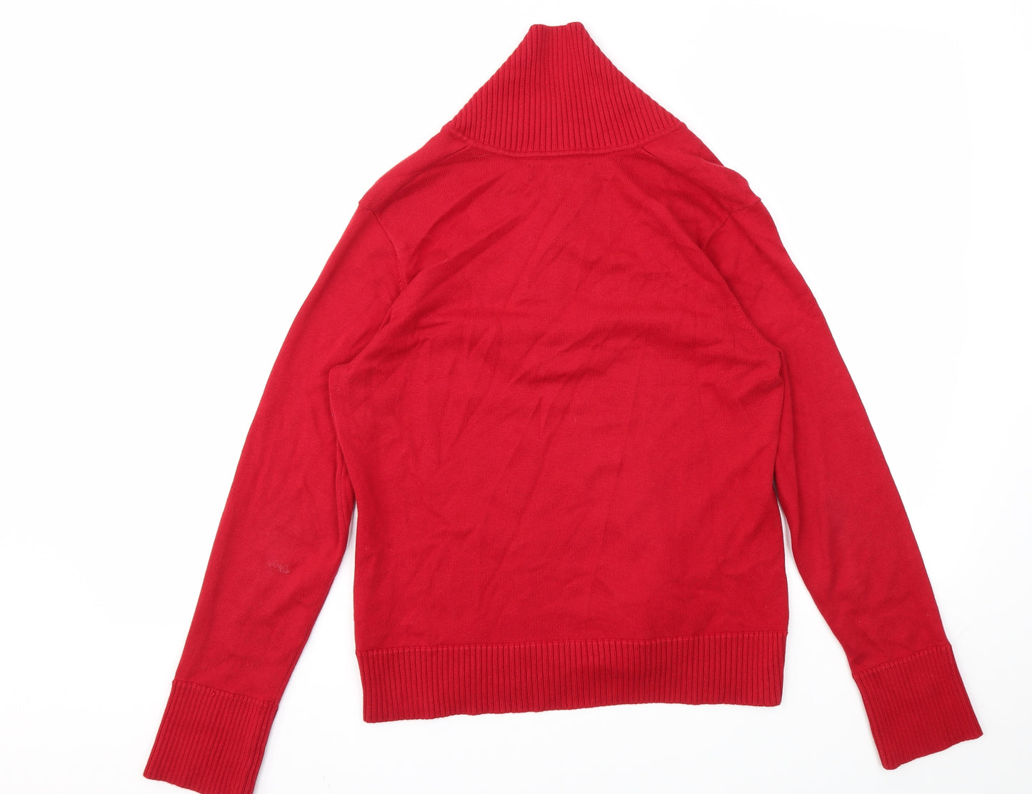 Jones New York Womens Red   Pullover Jumper Size M