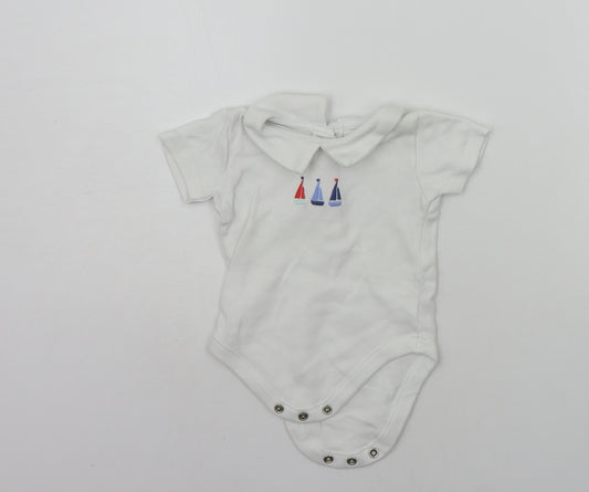 George Baby White   Babygrow One-Piece Size 3-6 Months