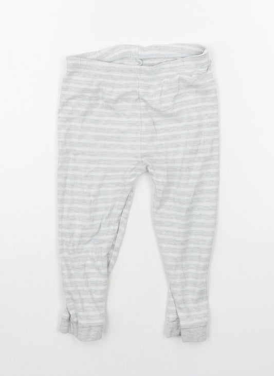 George Boys Grey Striped   Lounge Pants Size 2-3 Years