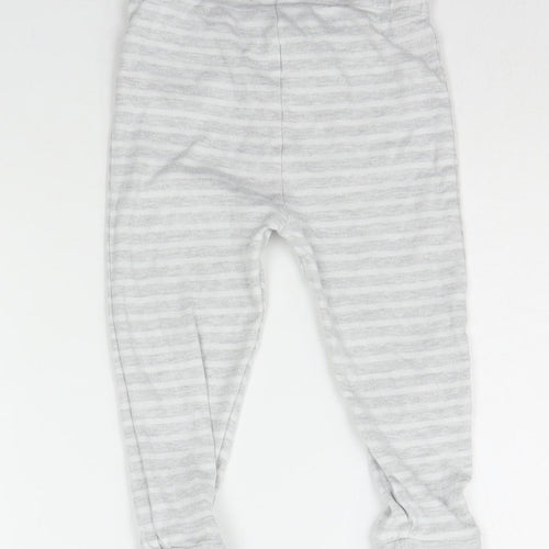 George Boys Grey Striped   Lounge Pants Size 2-3 Years