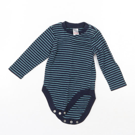 NEXT Baby Blue Striped  Babygrow One-Piece Size 3-6 Months