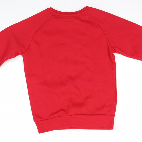 Primark Boys Red   Pullover Jumper Size 9-10 Years