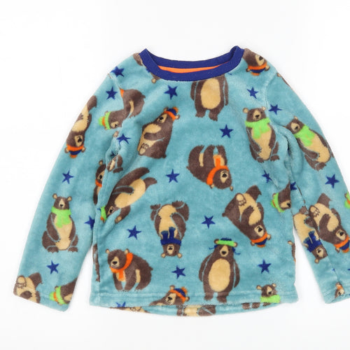 Nutmeg Boys Multicoloured Animal Print   Pyjama Top Size 4-5 Years