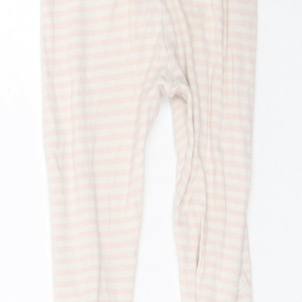 George Girls Pink Striped   Pyjama Pants Size 5-6 Years