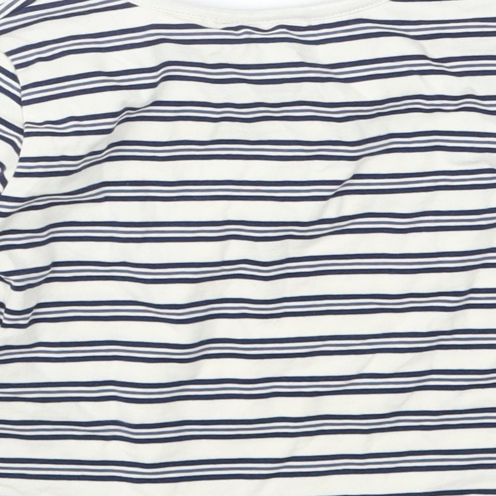 Tommy Bahama  Blue Striped  Basic T-Shirt Size 9-12 Months