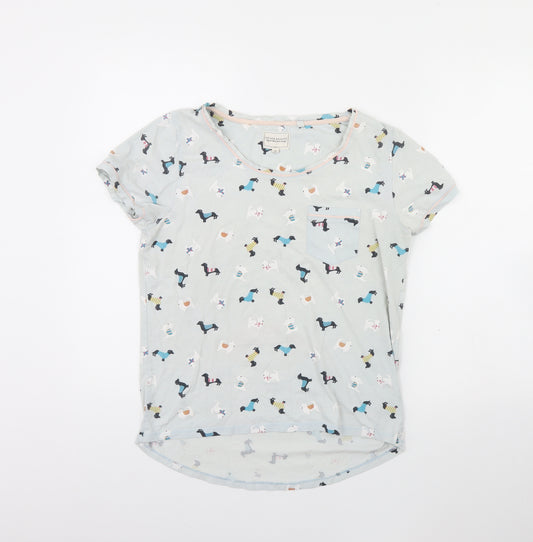 NEXT Womens Blue Animal Print  Cami Pyjama Top Size 6