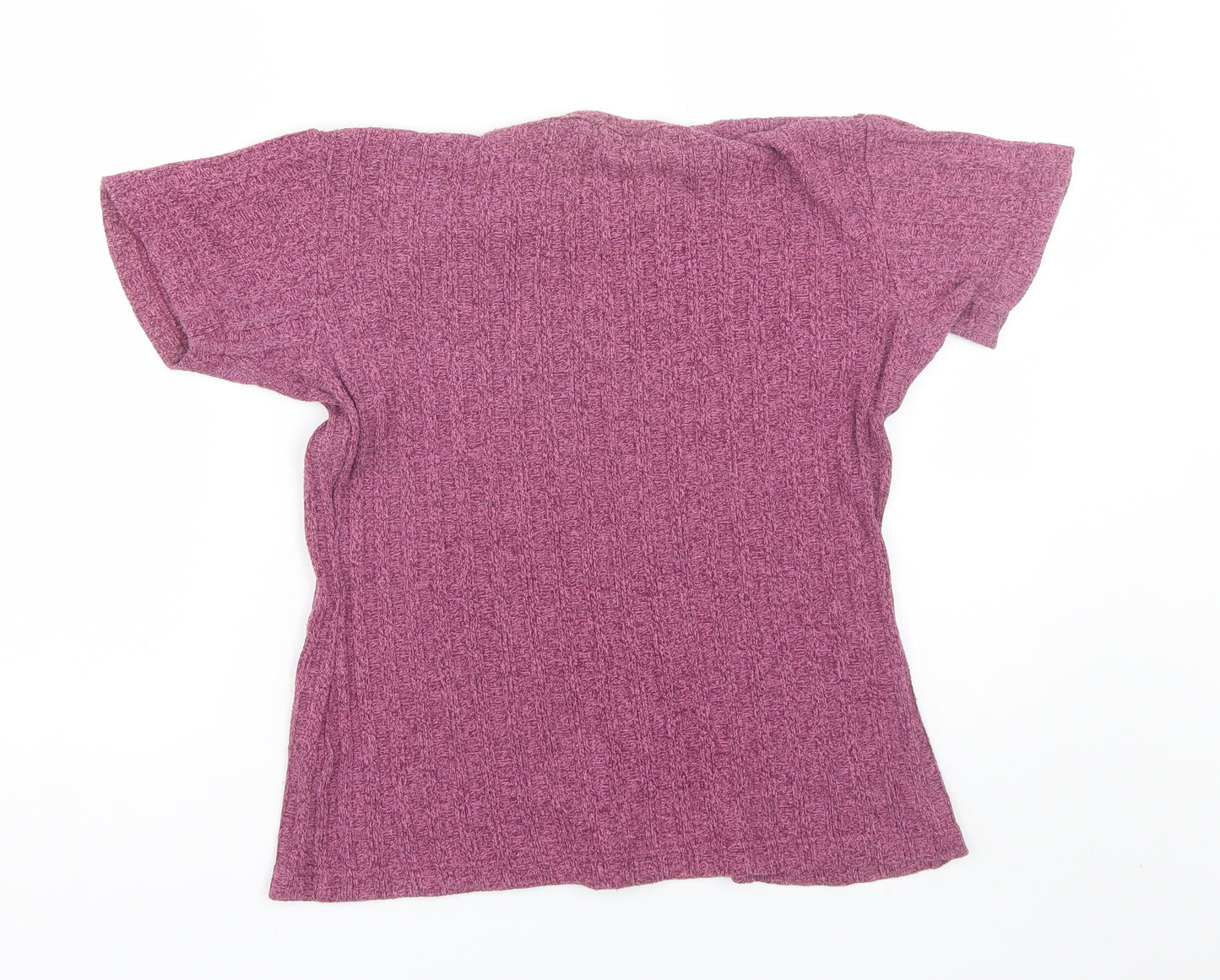 Patra Womens Purple   Basic T-Shirt Size L
