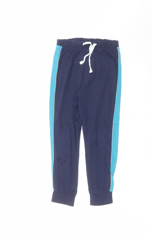 Matalan Boys Blue Solid   Pyjama Pants Size 5 Years