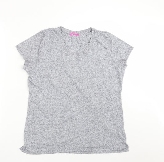 M&S Womens Grey   Basic T-Shirt Size 16