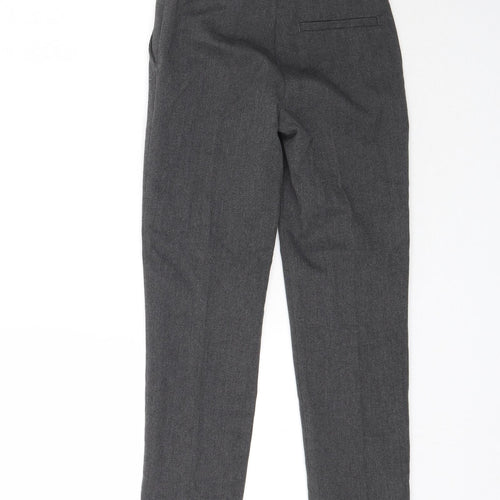 Marks and Spencer Girls Grey    Trousers Size 8-9 Years - School