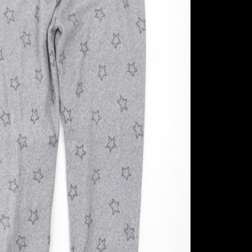 Primark Girls Grey Geometric  Capri Pyjama Pants Size 9-10 Years