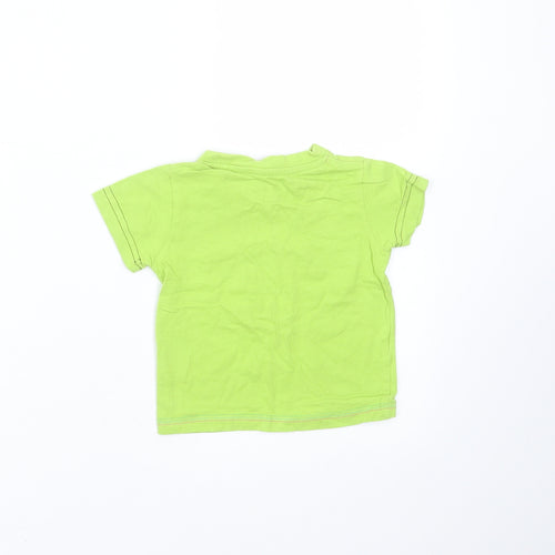 Minoti Baby Green   Basic T-Shirt Size 12-18 Months  - daddy rocks