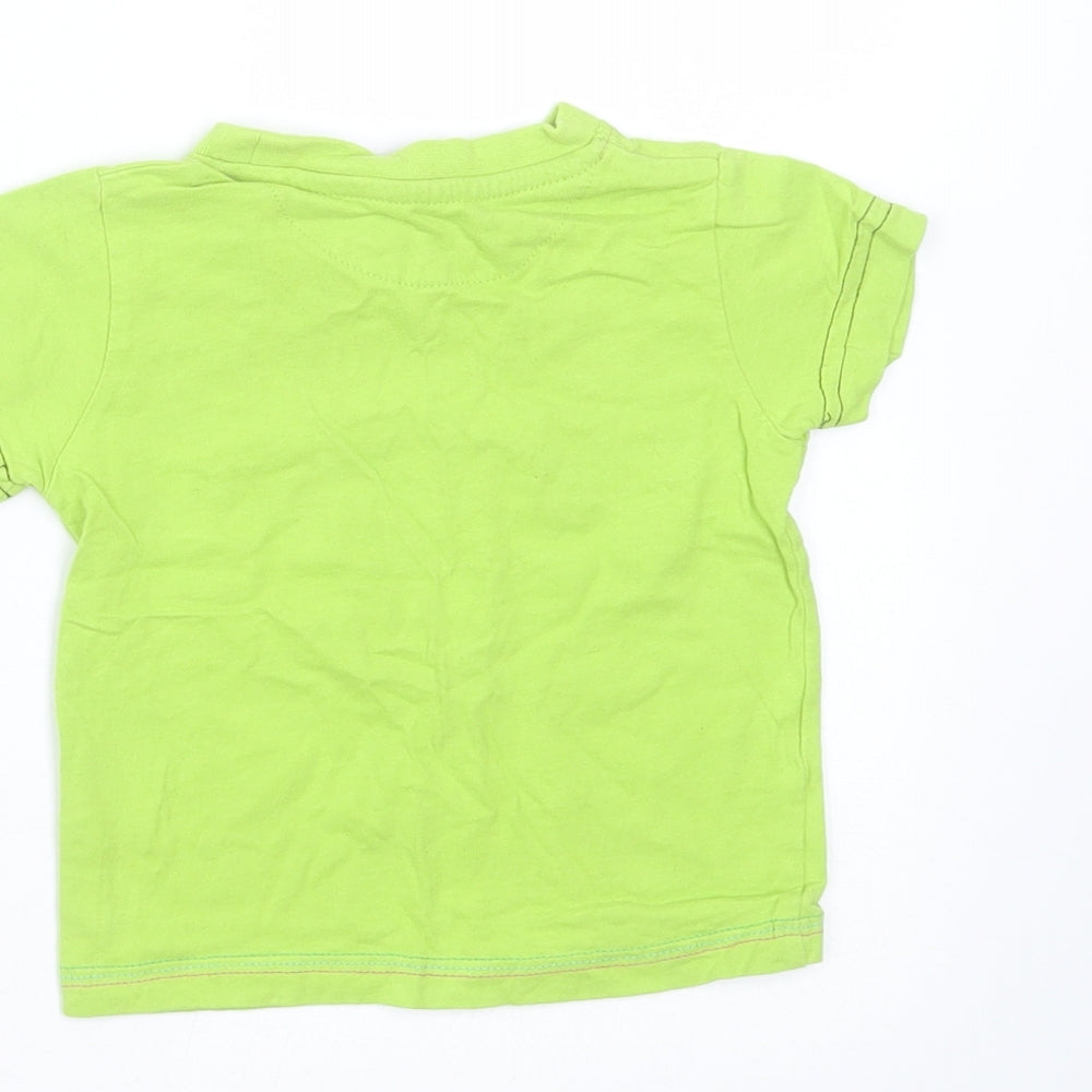Minoti Baby Green   Basic T-Shirt Size 12-18 Months  - daddy rocks