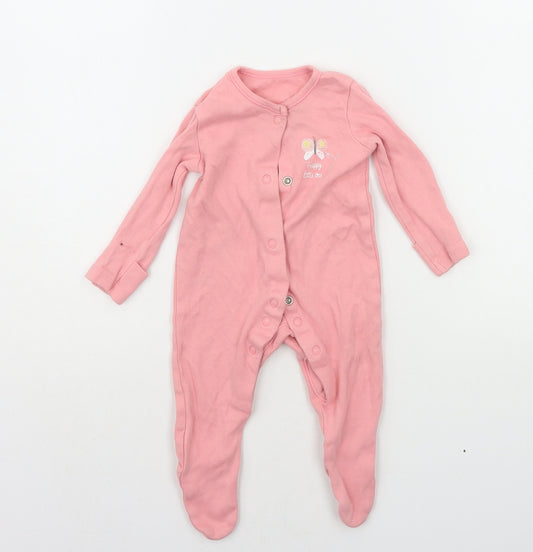 George Baby Pink   Babygrow One-Piece Size 0-3 Months