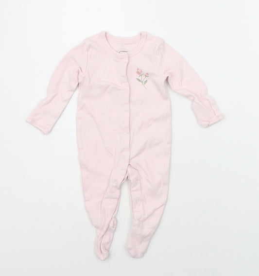 mamas & papas Baby Pink   Babygrow One-Piece Size 0-3 Months