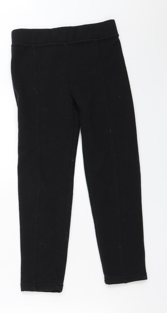 Primark Girls Black   Sweatpants Trousers Size 6-7 Years