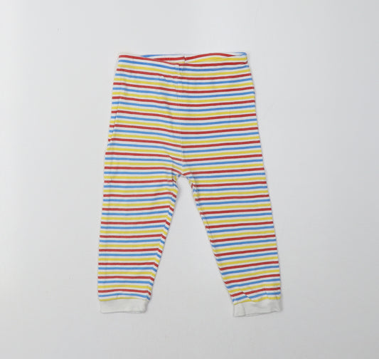 George Boys Multicoloured Striped   Pyjama Top Size 2-3 Years