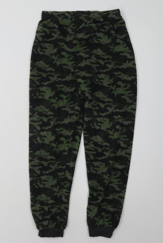 Primark Boys Green Camouflage   Pyjama Pants Size 8-9 Years