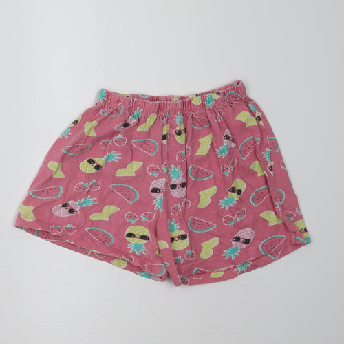 b&m Girls Pink    Sleep Shorts Size 8-9 Years