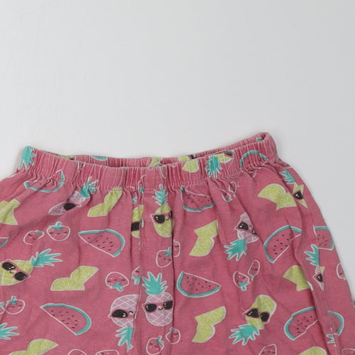 b&m Girls Pink    Sleep Shorts Size 8-9 Years