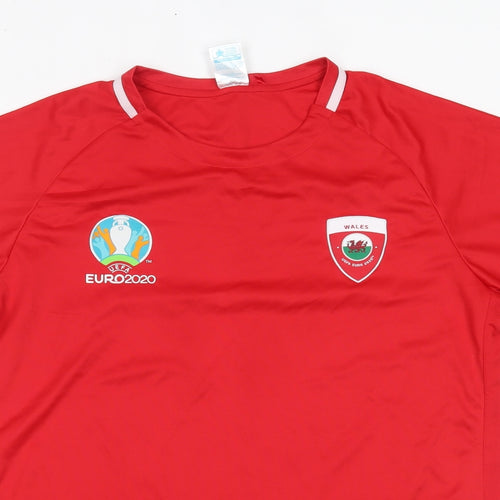 Euro 2020 Mens Red   Jersey T-Shirt Size M