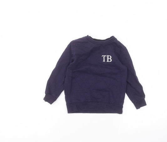 Studio Boys Blue   Pullover Jumper Size 3-4 Years