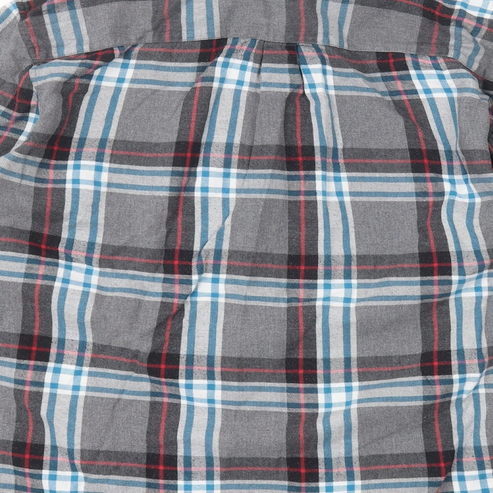 TU Mens Grey Striped   Dress Shirt Size XL