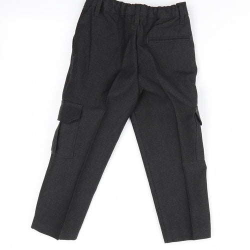 TU School Boys Grey   Cargo Trousers Size 3 Years -  School Trousers