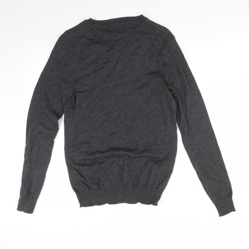 Charles Wilson Mens Grey   Pullover Sweatshirt Size S