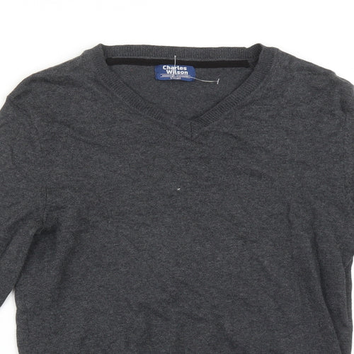 Charles Wilson Mens Grey   Pullover Sweatshirt Size S