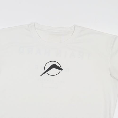 SPIRO Mens White   Basic T-Shirt Size M