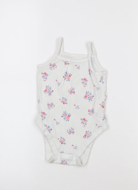 Nutmeg Baby White Floral  Romper One-Piece Size 18-24 Months