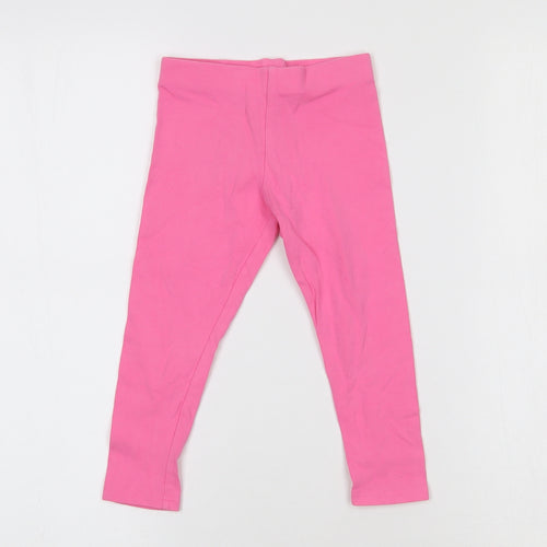 NEXT Girls Pink   Jogger Trousers Size 2-3 Years