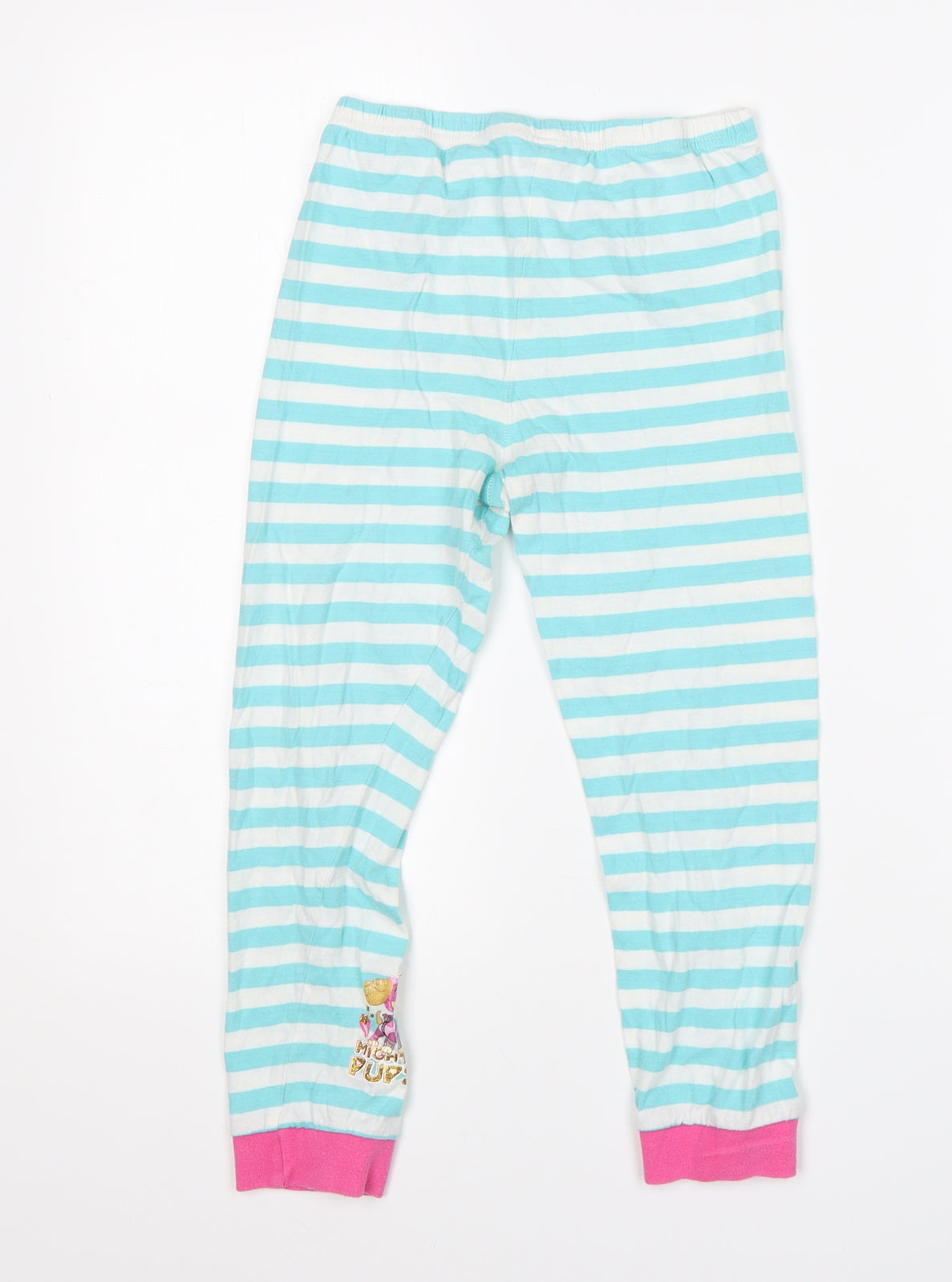 George Girls Multicoloured Striped   Pyjama Pants Size 6-7 Years  - Paw patrol