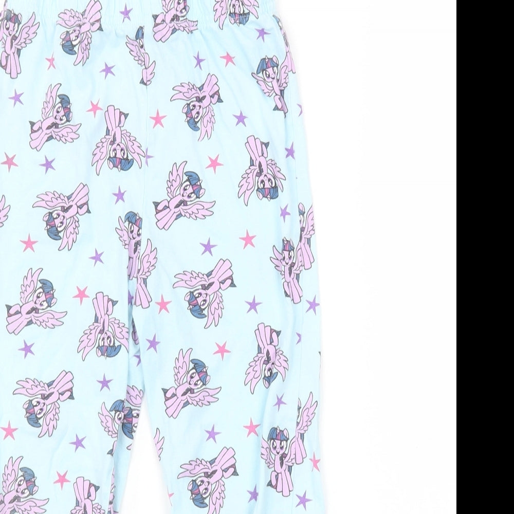 Primark Girls Blue Animal Print   Pyjama Pants Size 5-6 Years  - MY LITTLE PONY