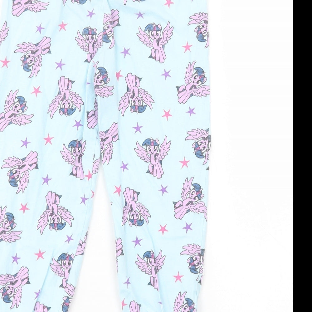 Primark Girls Blue Animal Print   Pyjama Pants Size 5-6 Years  - MY LITTLE PONY