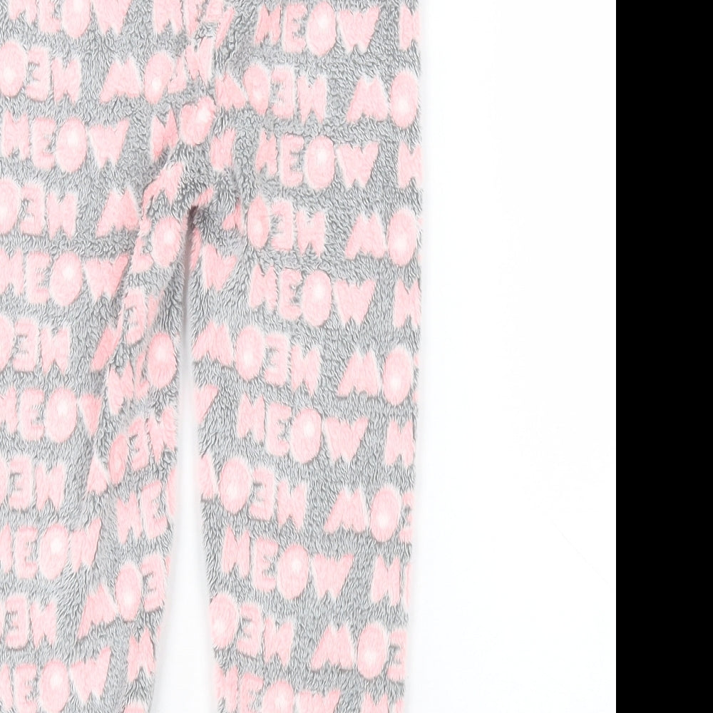 Primark Girls Multicoloured Striped   Pyjama Set Size 5-6 Years  - MEOW