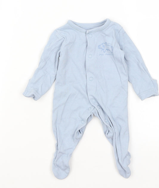 George Baby Blue   Romper One-Piece Size Newborn
