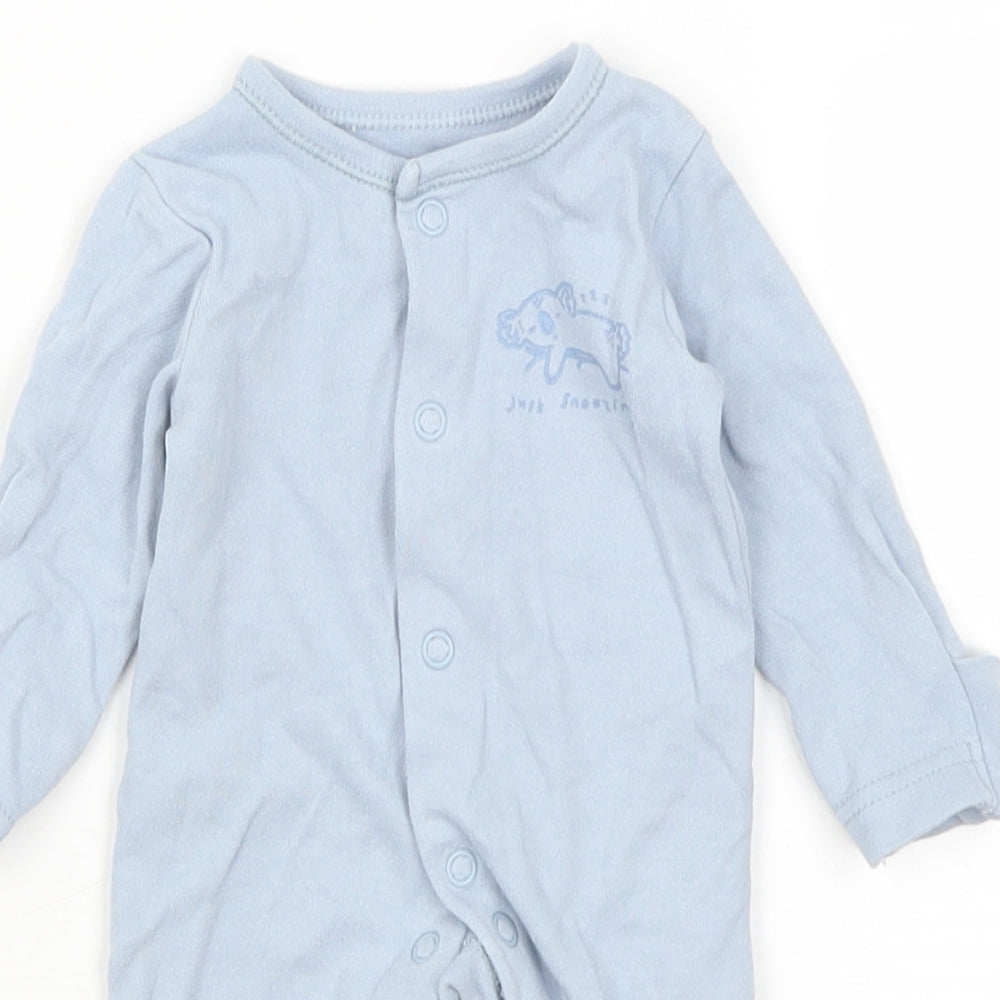 George Baby Blue   Romper One-Piece Size Newborn