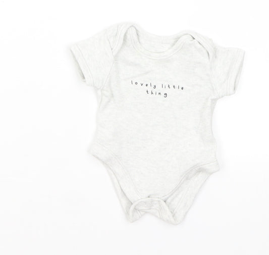 George Baby Grey   Romper One-Piece Size Newborn  - Lovely Little Thing