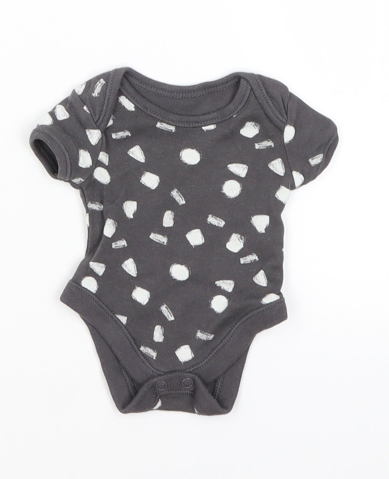 George Baby Grey   Romper One-Piece Size Newborn