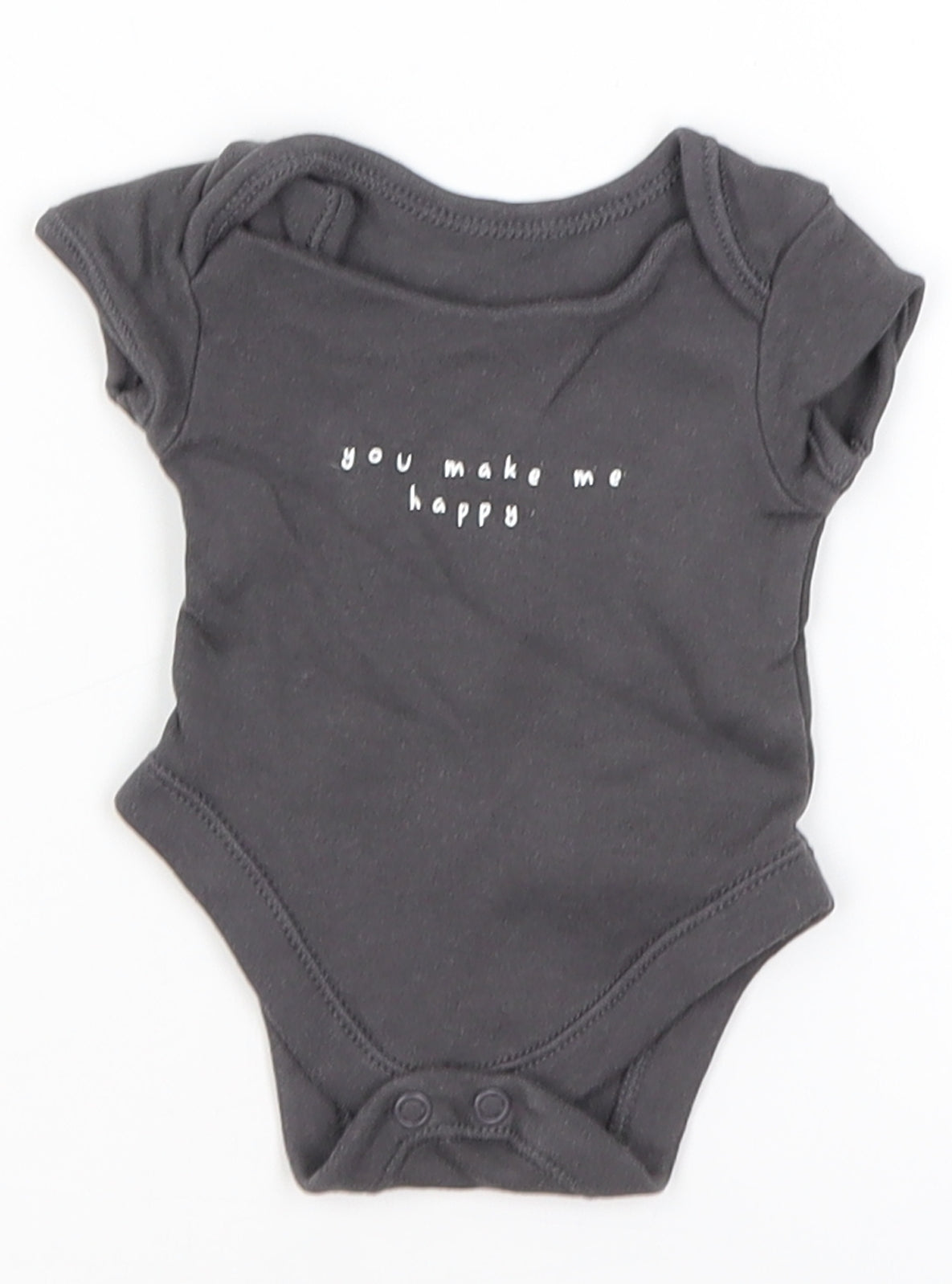 George Baby Grey   Romper One-Piece Size Newborn