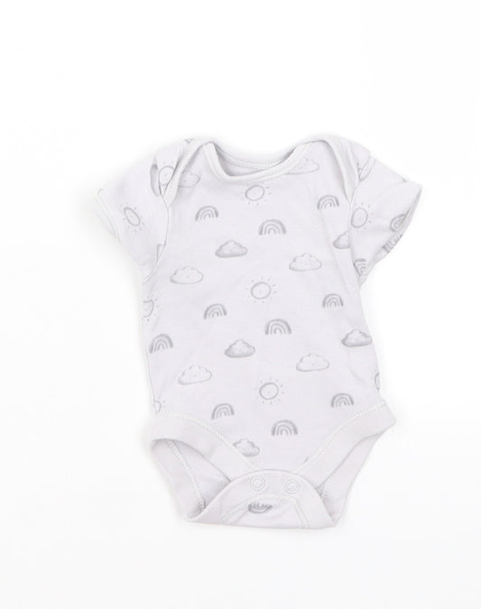 George Baby Grey   Romper One-Piece Size Newborn  - Weather