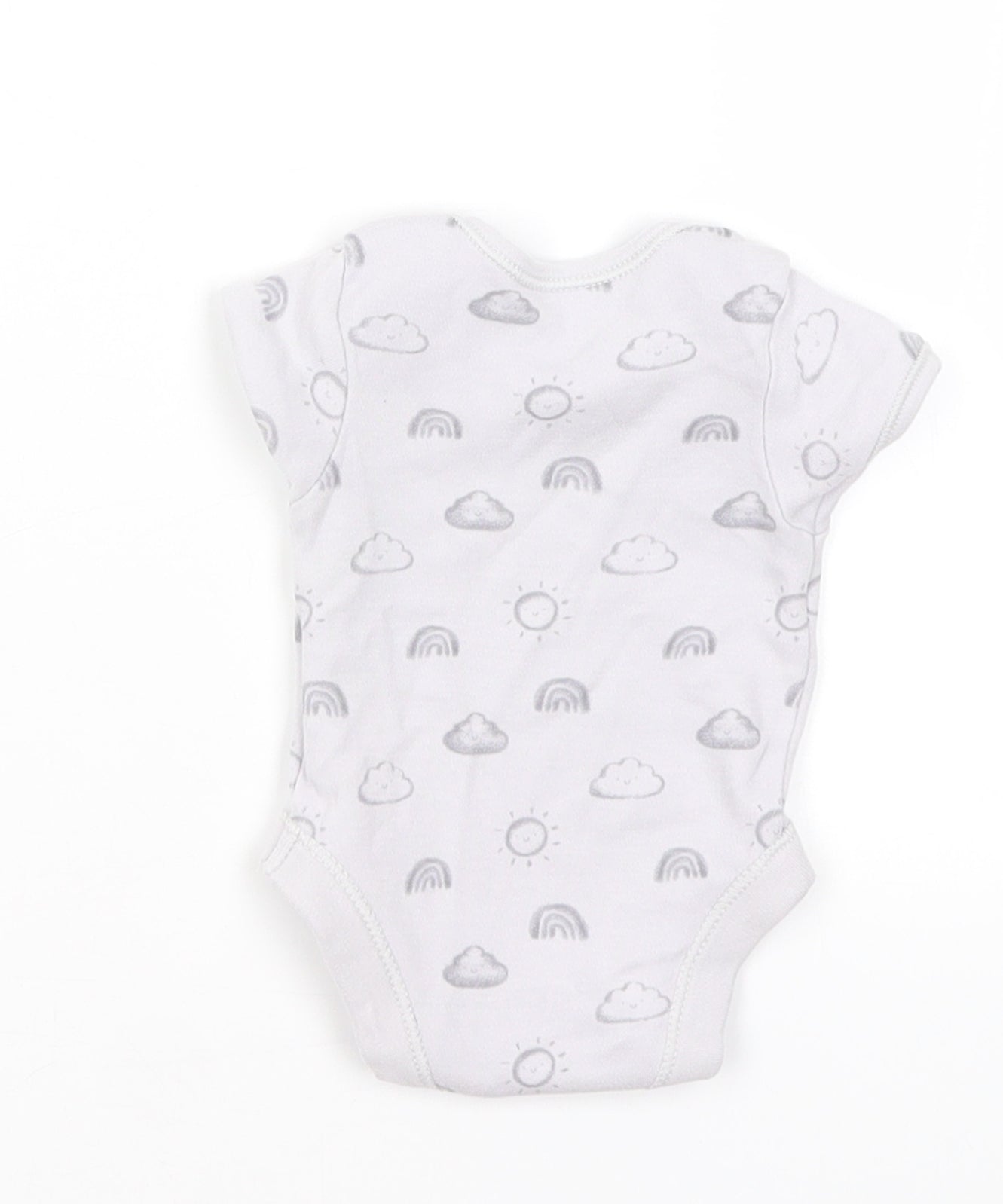 George Baby Grey   Romper One-Piece Size Newborn  - Weather