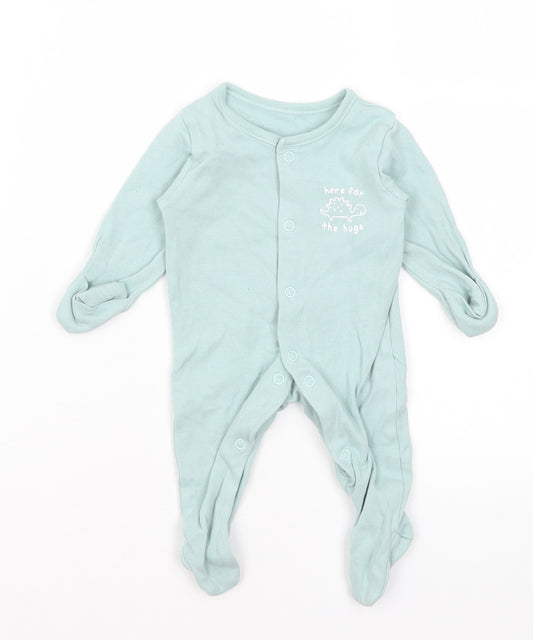 Geogre Baby Blue   Romper One-Piece Size Newborn