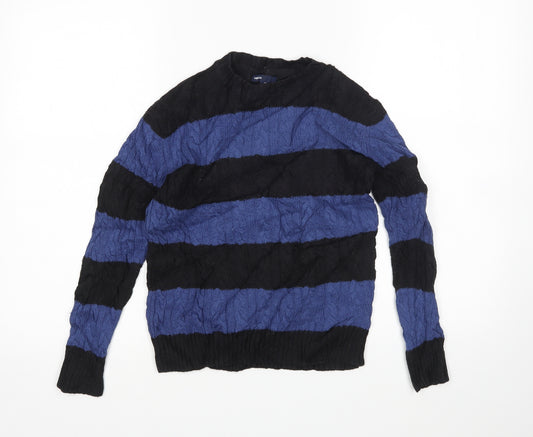 Gap Boys Multicoloured Striped  Pullover Jumper Size 8-9 Years
