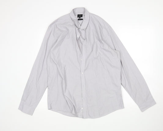 Taylor & Wright Mens Grey    Dress Shirt Size 16.5