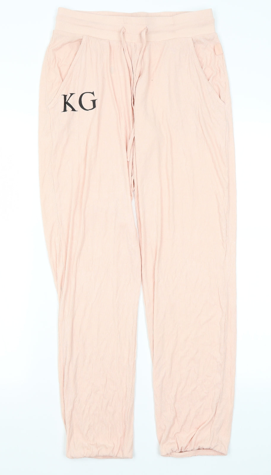 Primark Womens Pink Solid  Capri Pyjama Pants Size XS
