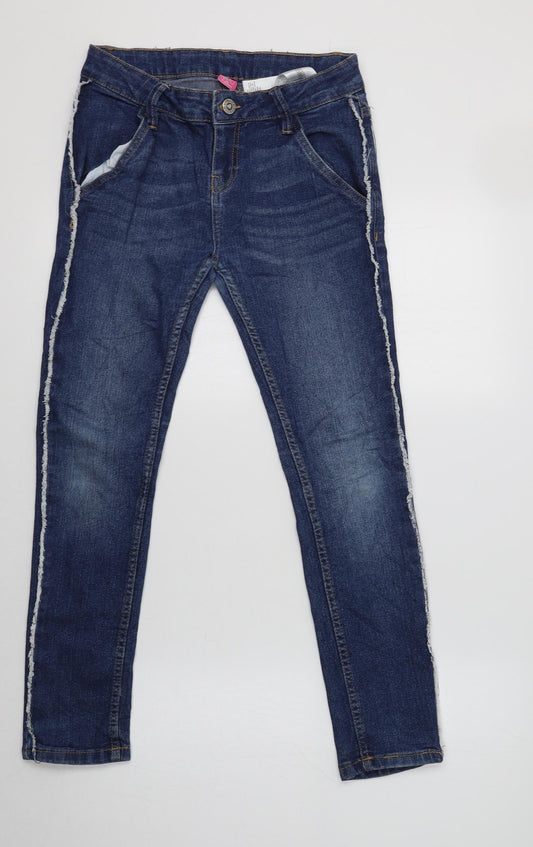 Y.F.K. Girls Blue  Cotton Jegging Jeans Size 11-12 Years  Regular